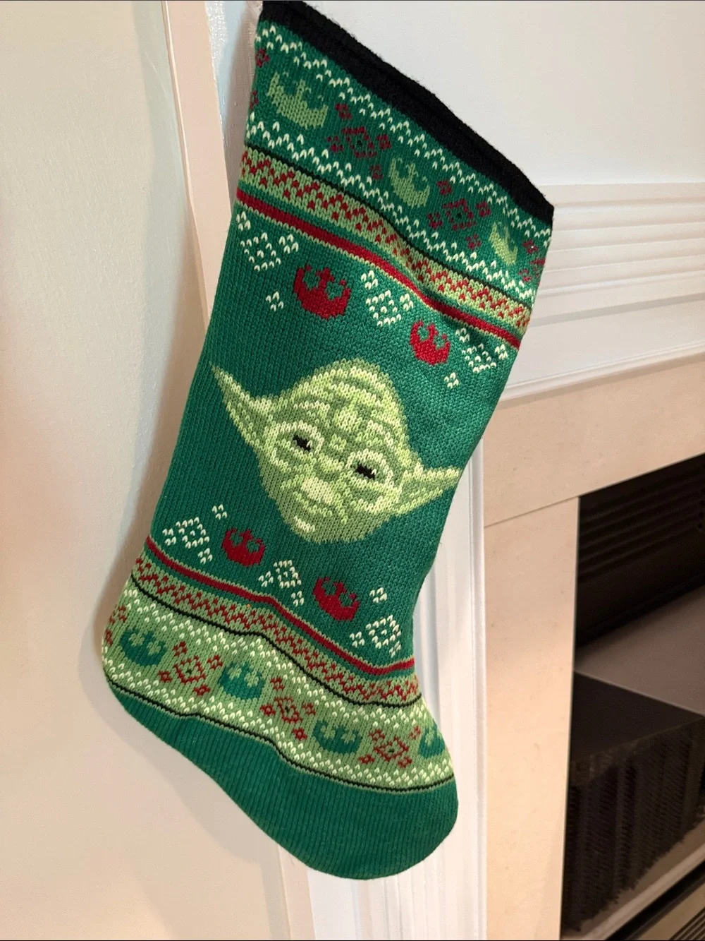 Star Wars Holiday Knit Stockings - Yoda & Stormtrooper 2015 Disney
